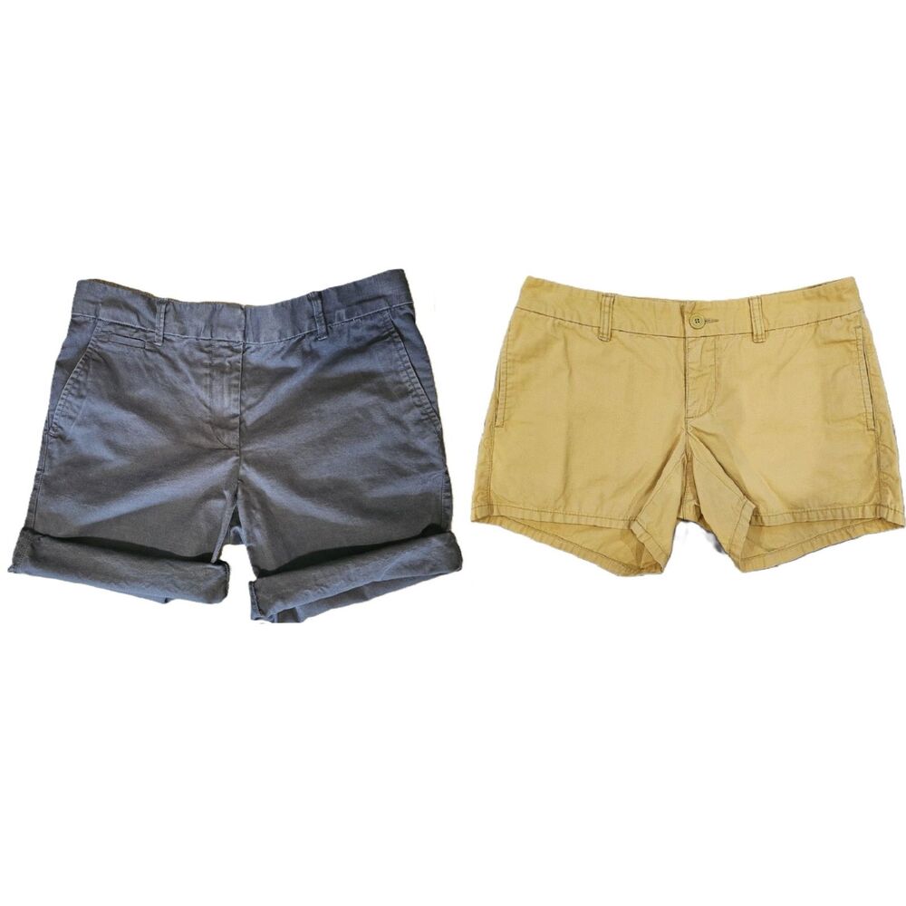 2 Pairs Size 2 Khaki Cotton Shorts by Gap